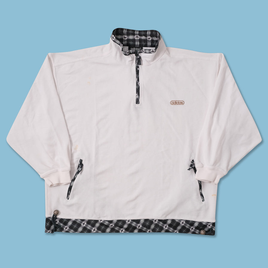 Vintage adidas Q-Zip Sweater Large 