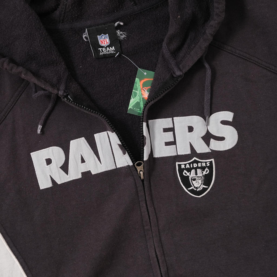 Vintage Oakland Raiders Zip Hoody XXLarge 