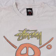 Vintage Stussy Skull T-Shirt Large 