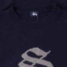 Vintage Stussy Knit Sweater Medium 
