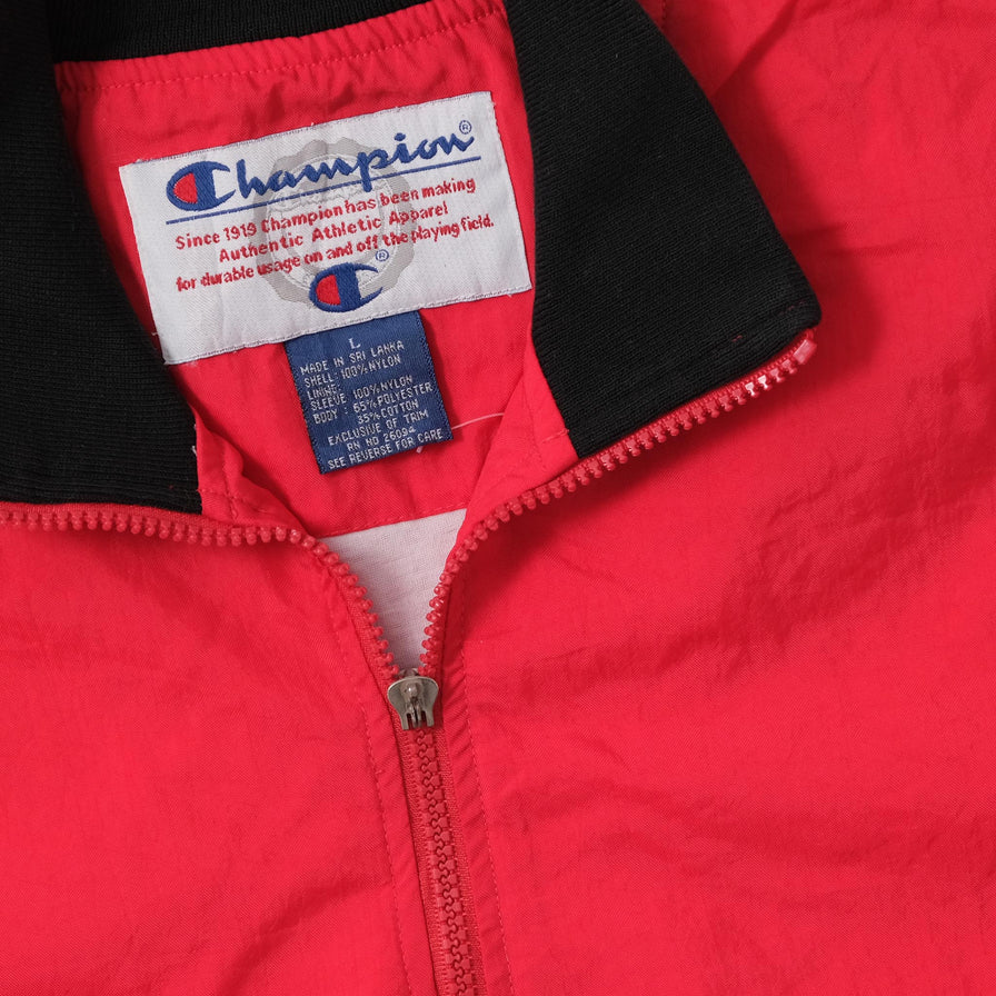 Vintage Champion Q-Zip Windbreaker Large 