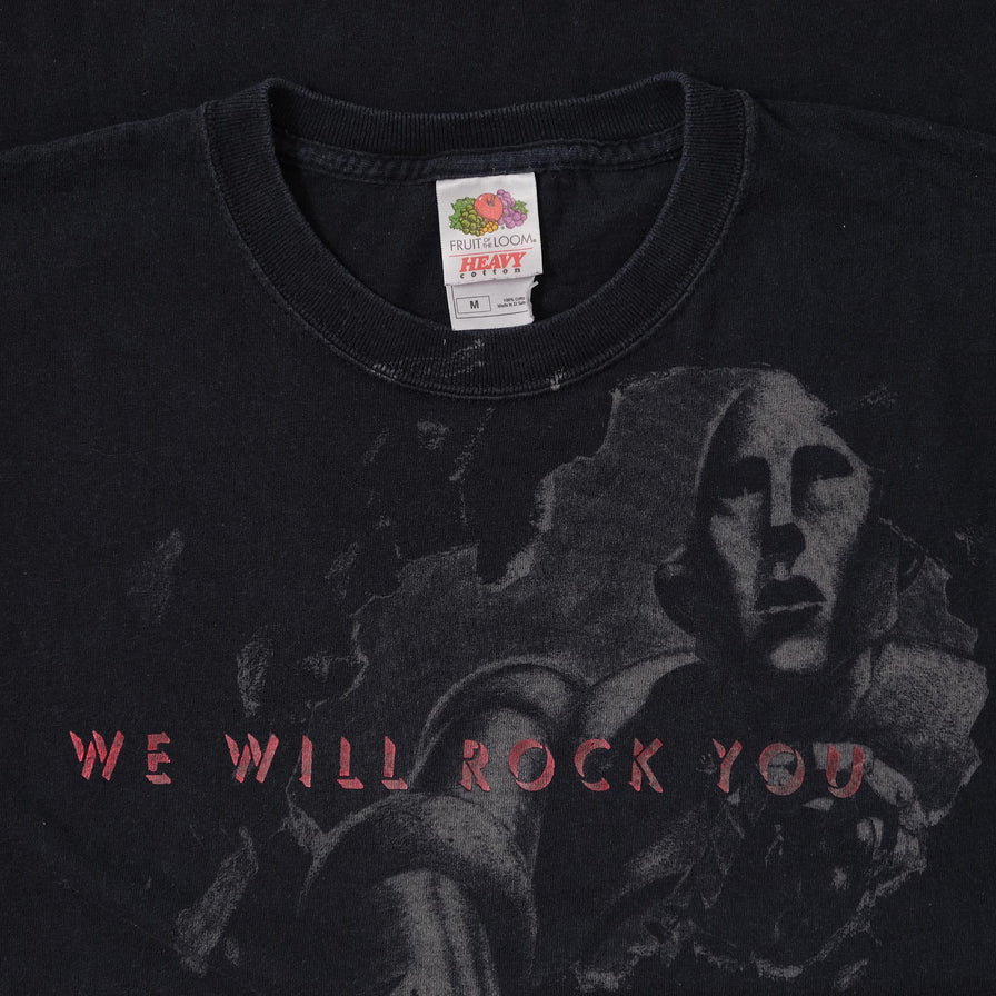 Queen Rock the World T-Shirt Small 