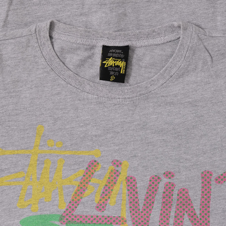 Vintage Women's Stussy T-Shirt Small 