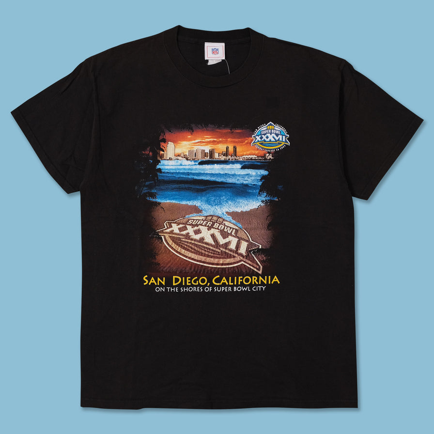 2003 Super Bowl San Diego T-Shirt Large 