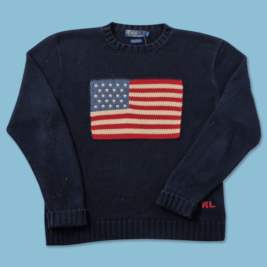 Vintage Polo Ralph Lauren Knit Sweater Medium 