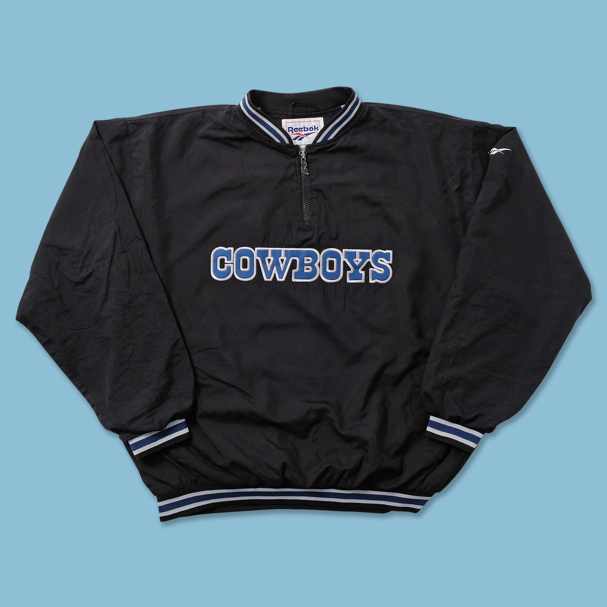 Vintage Reebok Dallas Cowboys Windbreaker Large | Double