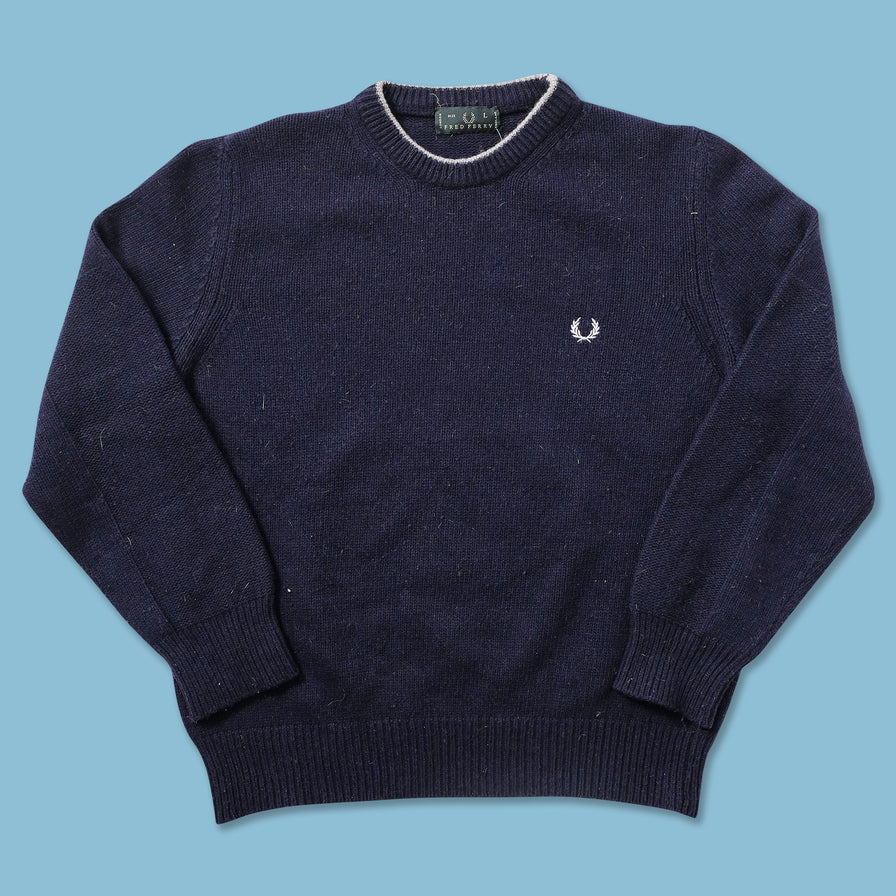 Vintage Fred Perry Wool Sweater Medium 