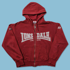 Y2K Lonsdale Zip Hoody Small 