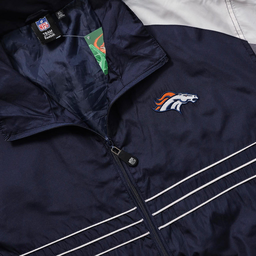 Vintage Reebok Denver Broncos Track Jacket XLarge 