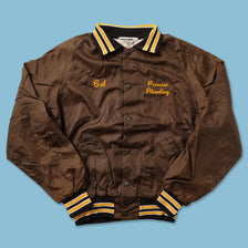 80s Premier Plumbing Varsity Jacket Large 