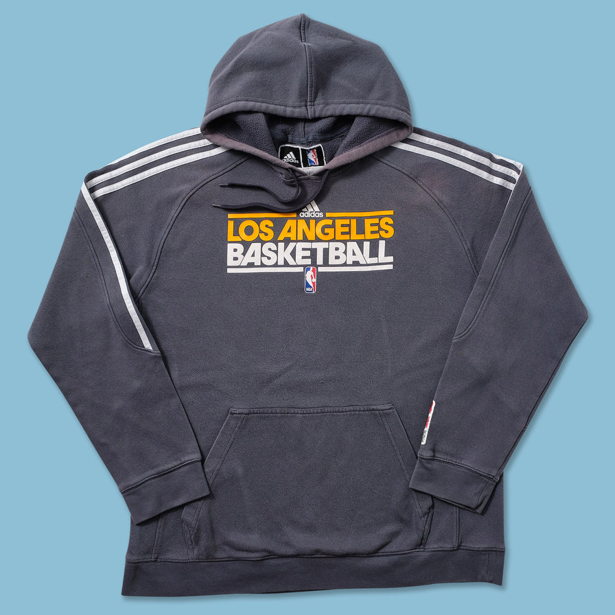 Vintage adidas Los Angeles Lakers Hoody Large 