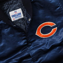 Vintage Starter Chicago Bears Satin Bomber Jacket Medium 