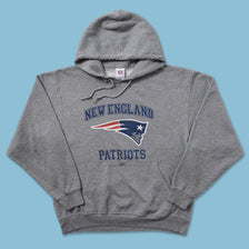 Vintage Reebok New England Patriots Hoody Medium 