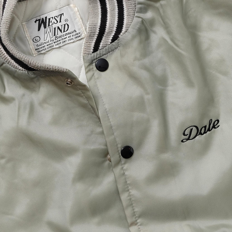 Vintage Racing Padded Varsity Jacket Large 