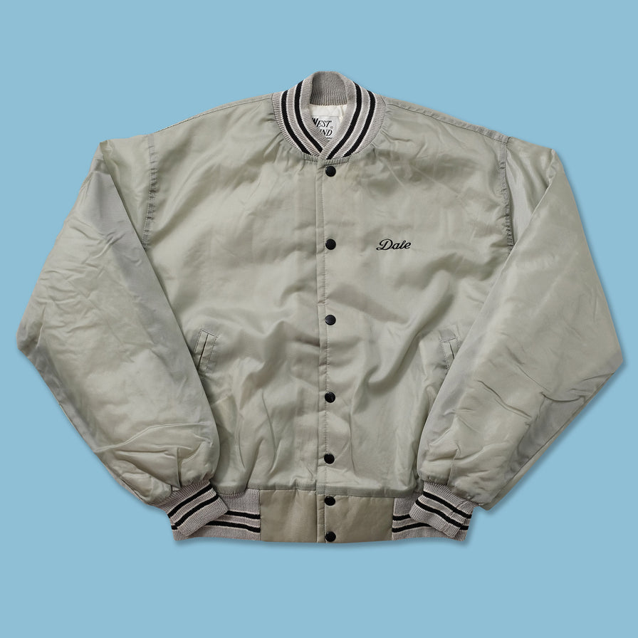 Vintage Racing Padded Varsity Jacket Large 