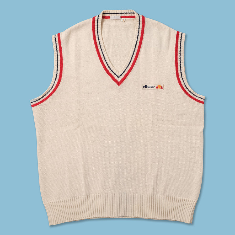 Vintage Ellesse Sweater Vest Medium 