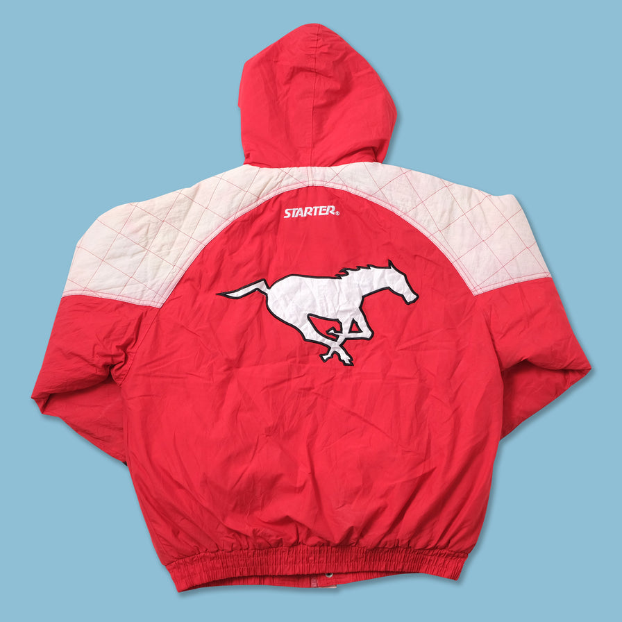 Vintage Starter Stampeders Jacket Medium 