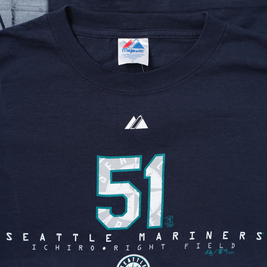 2007 Ichiro Suzuki Seattle Mariners T-Shirt Large 