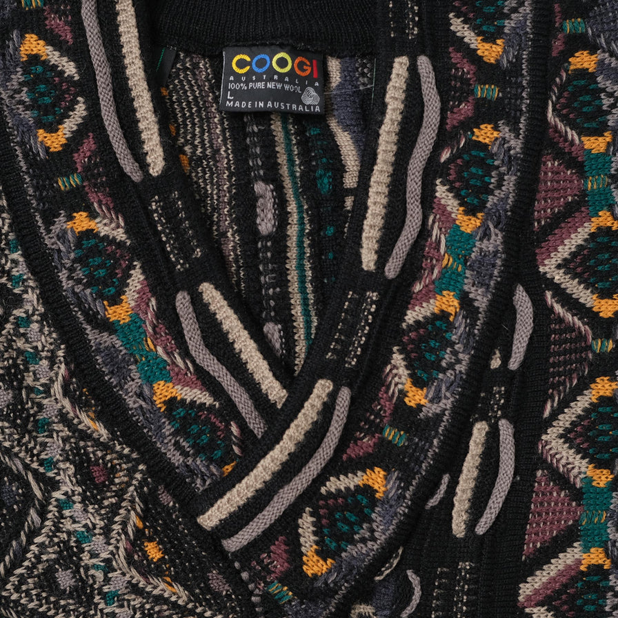 Vintage Coogi V-Neck Sweater XLarge 