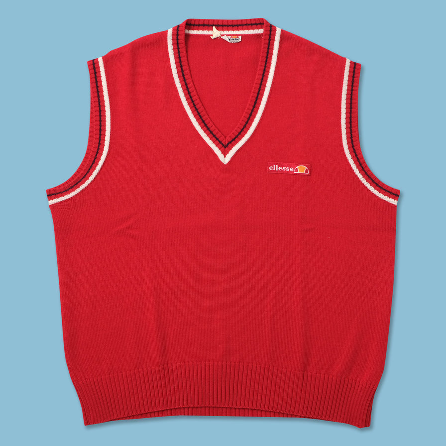 Vintage Ellesse Sweater Vest Large 