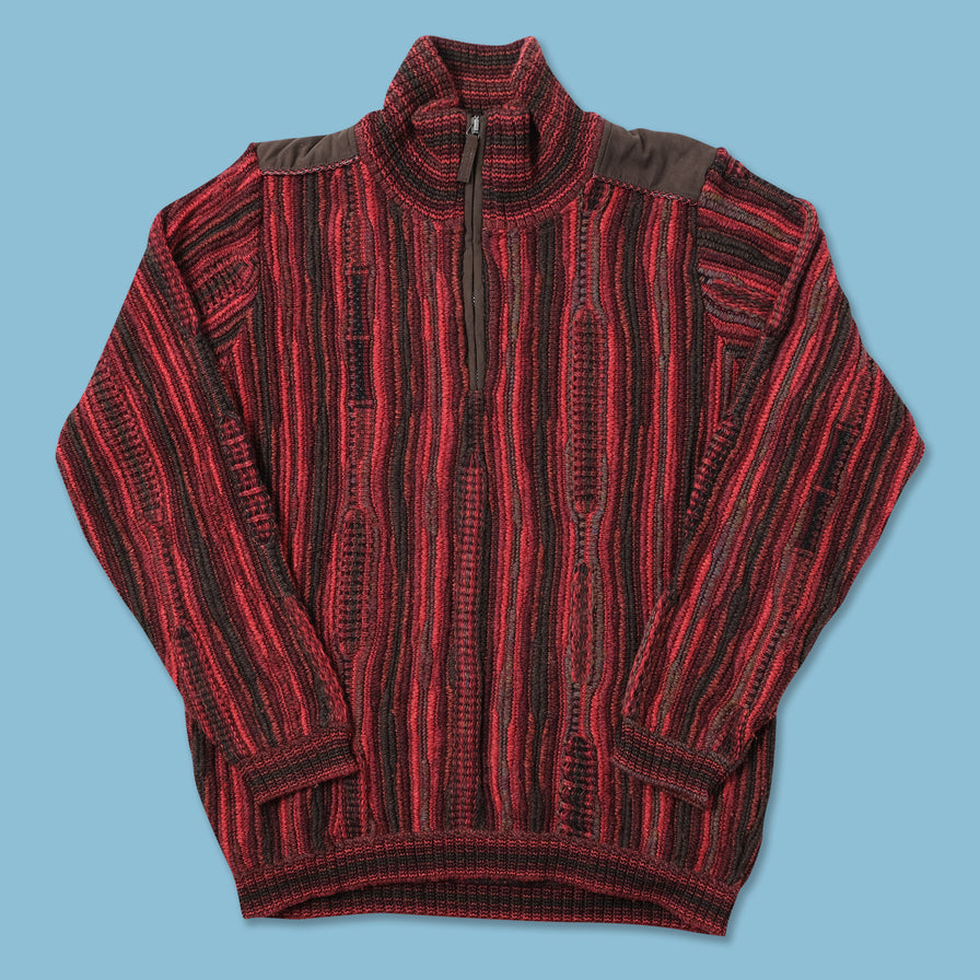 Vintage Carlo Colucci Q-Zip Sweater Medium 