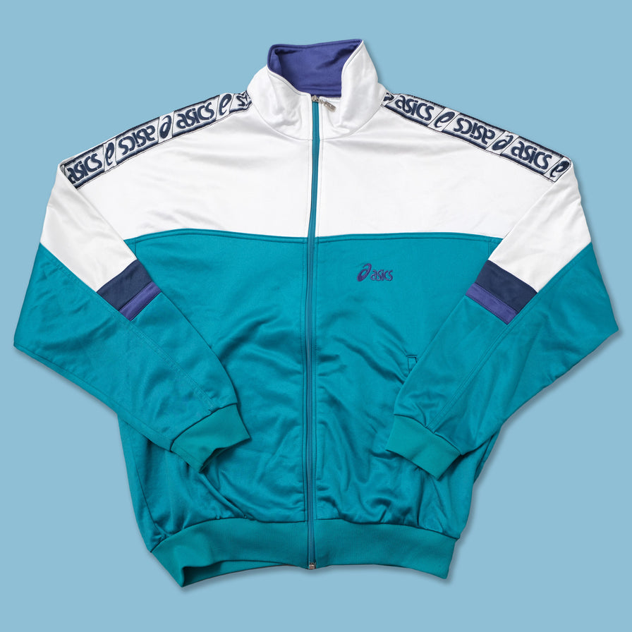 Vintage Asics Track Jacket Medium 