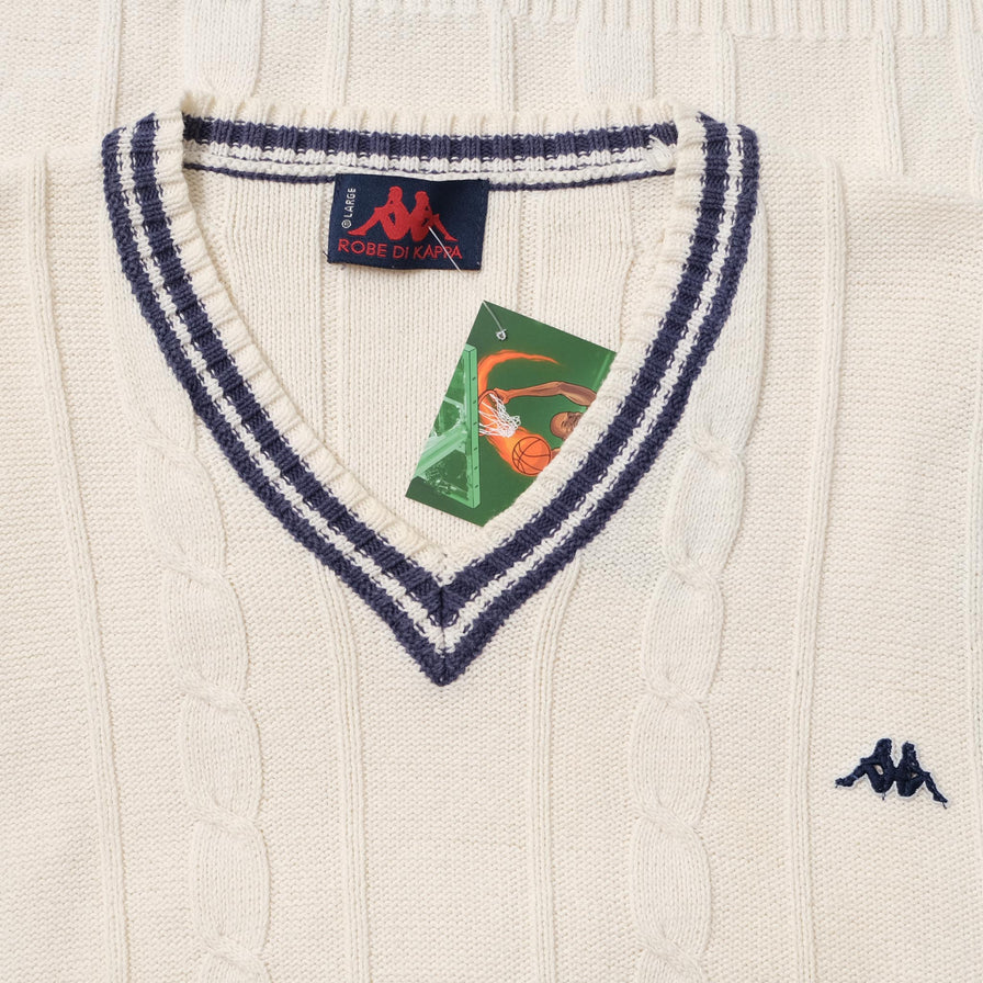 Vintage Kappa Sweater Vest Medium 