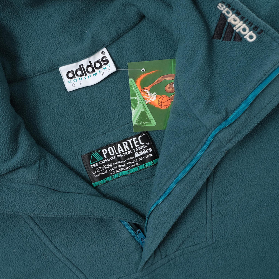 Vintage adidas Equipment Q-Zip Fleece Large 