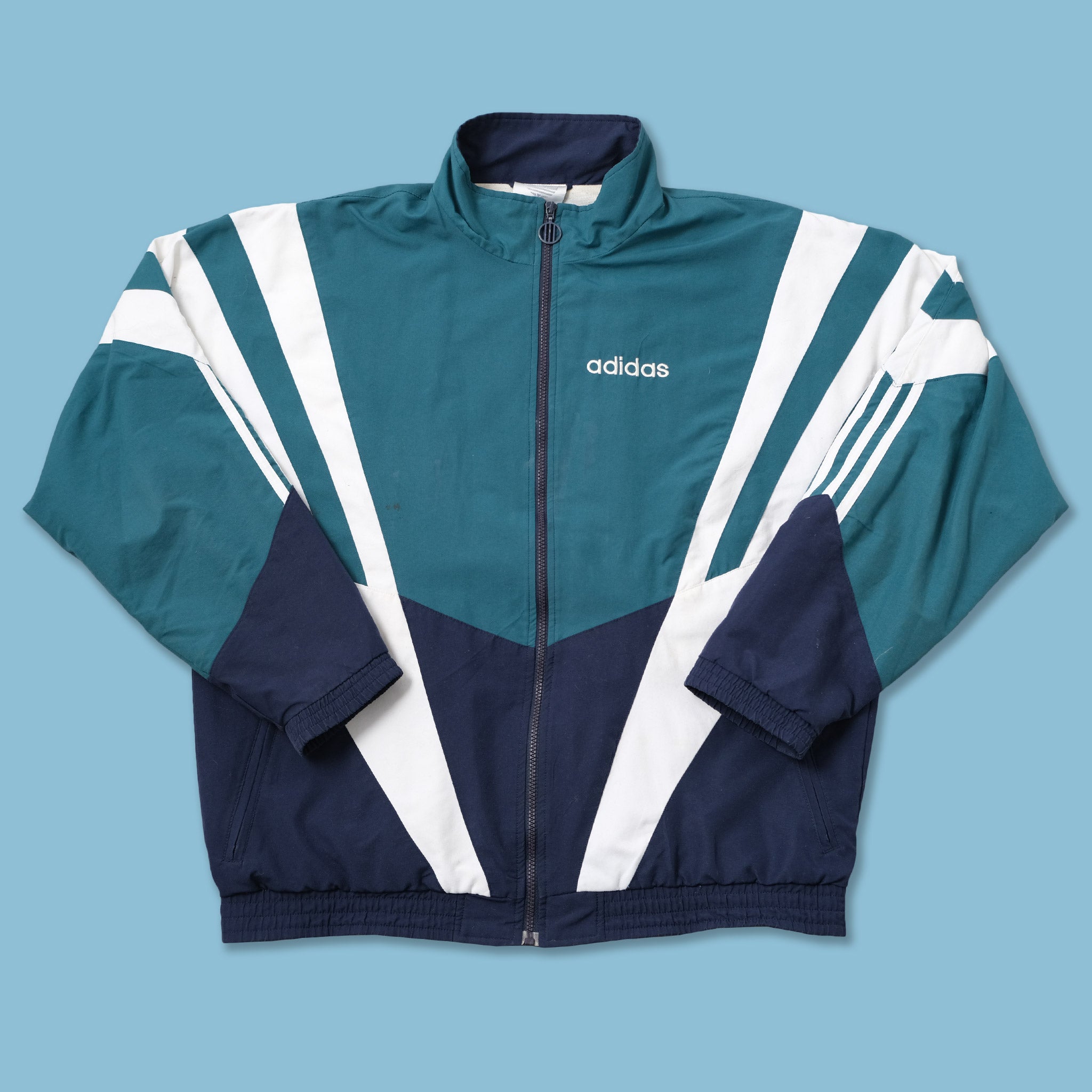 Vintage adidas Track Jacket Large Double Double Vintage