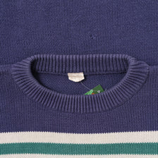 Vintage Yachting Navy Knit Sweater XLarge 