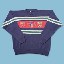 Vintage Yachting Navy Knit Sweater XLarge 