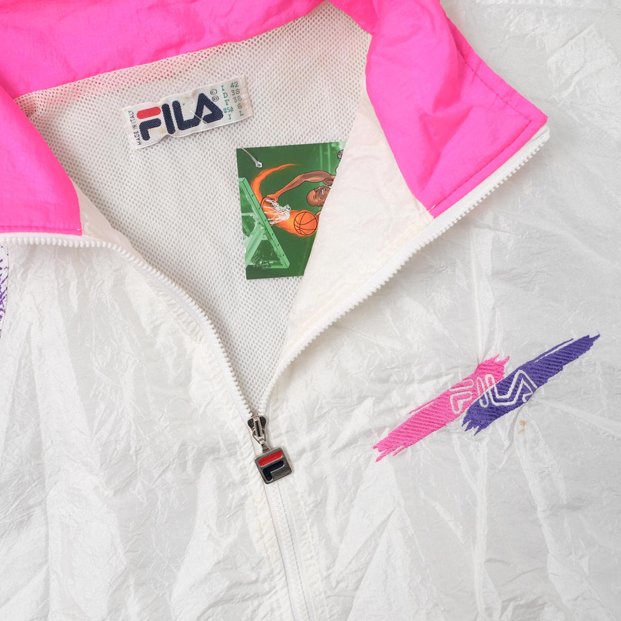 Vintage Fila Women’s Track Jacket Medium 