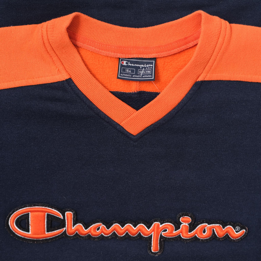 Vintage Champion Women’s V-Neck Sweater Small 