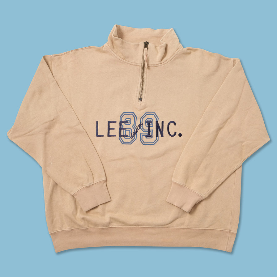 Vintage Lee Q-Zip Sweater Large 