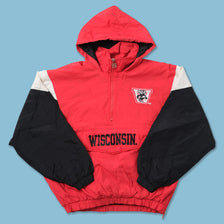 Vintage Wisconsin Badgers Padded Anorak Large 