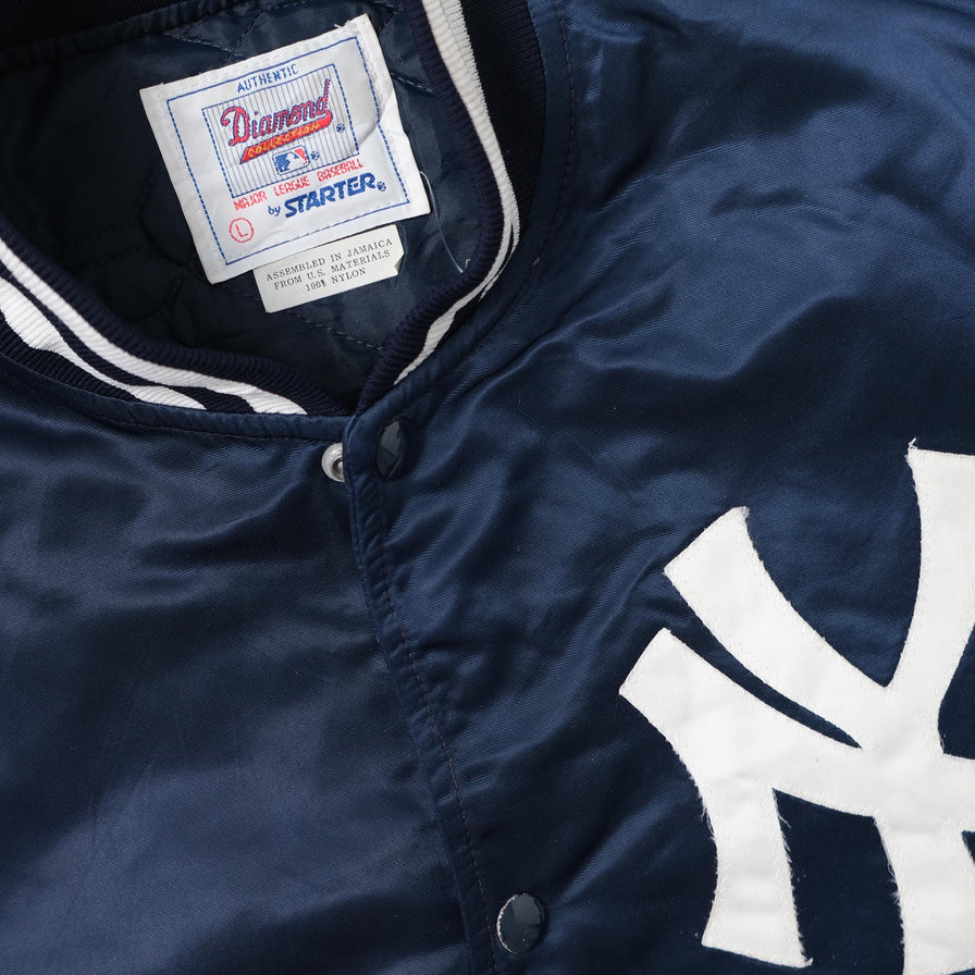 Navy NY Yankees Varsity Jacket – OPDNY