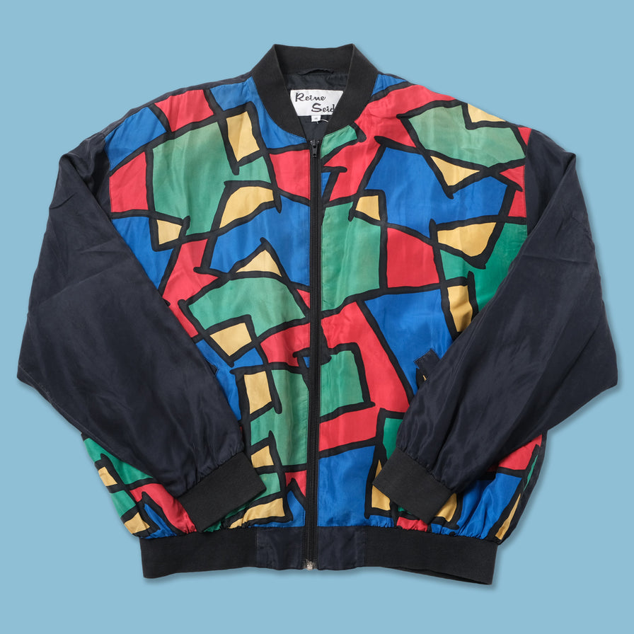 Vintage Silk Light Jacket Medium 