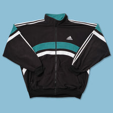 Vintage adidas Velour Track Jacket XLarge 