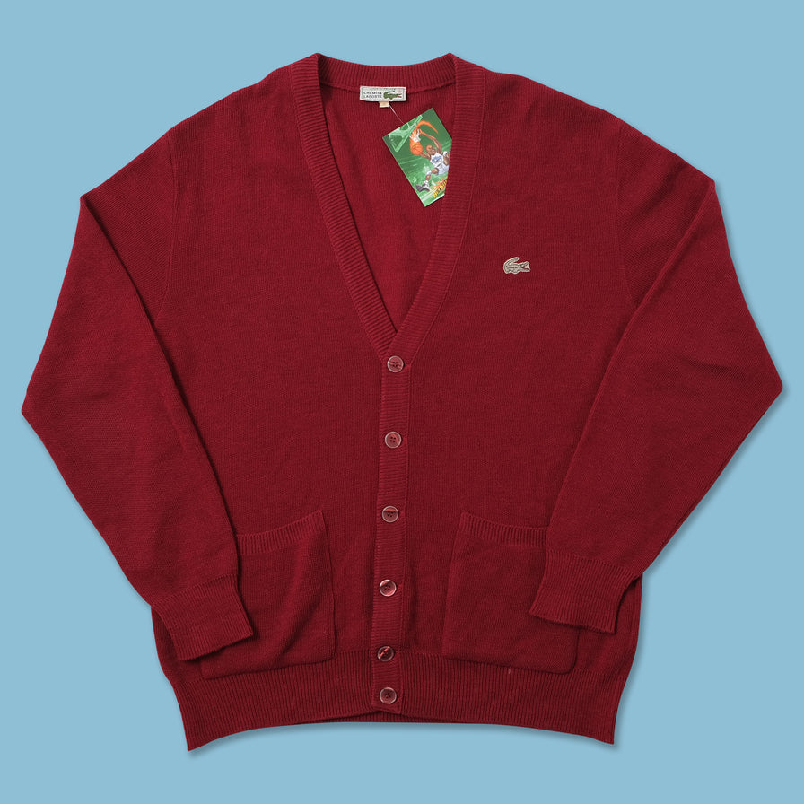 Vintage Lacoste Knit Cardigan Large 