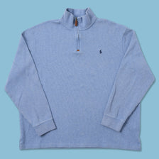 Vintage Polo Ralph Lauren Q-Zip Sweater XLarge 