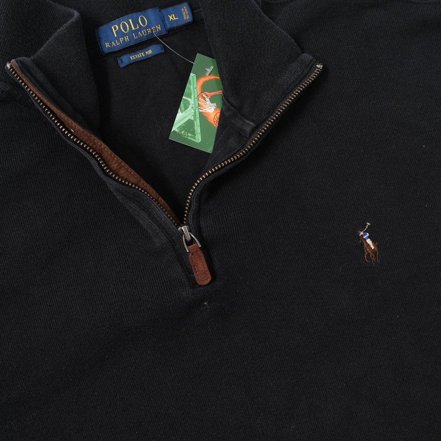 Vintage Polo Ralph Lauren Q-Zip Sweater XLarge 