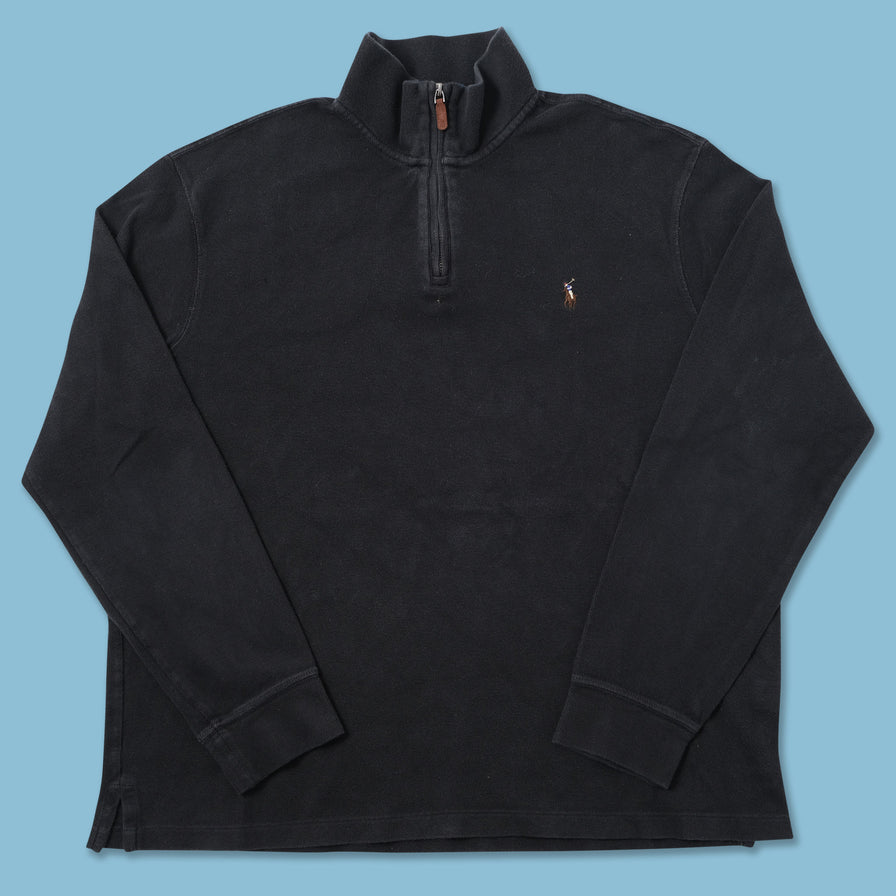 Vintage Polo Ralph Lauren Q-Zip Sweater XLarge 