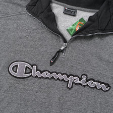 Vintage Champion Q-Zip Sweater Large 