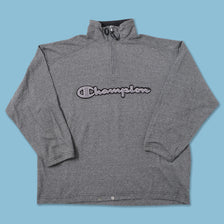Vintage Champion Q-Zip Sweater Large 