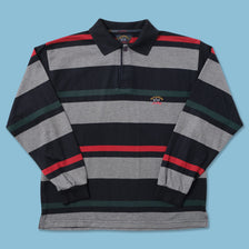 Vintage Paul & Shark Silk Long Polo Large 