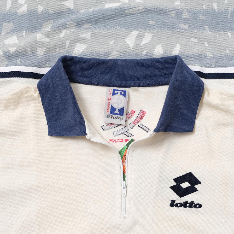 Vintage Lotto Q-Zip Polo Large 