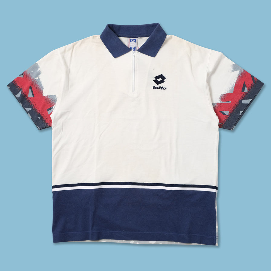 Vintage Lotto Q-Zip Polo Large 