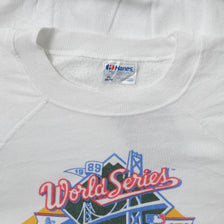 Vintage 1989 MLB World Series Sweater Large 