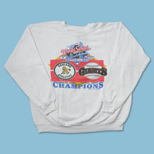 Vintage 1989 MLB World Series Sweater Large 