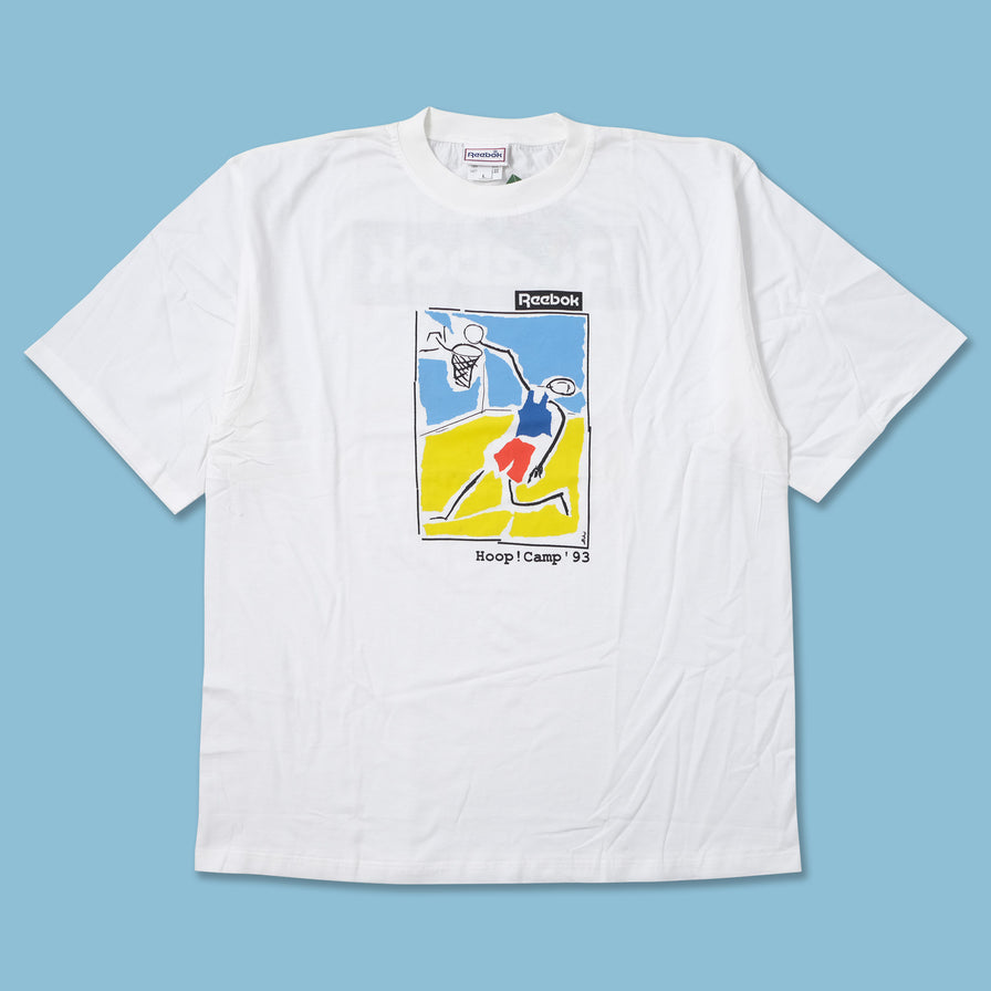 Vintage 1993 Reebok Hoop Camp T-Shirt XLarge 